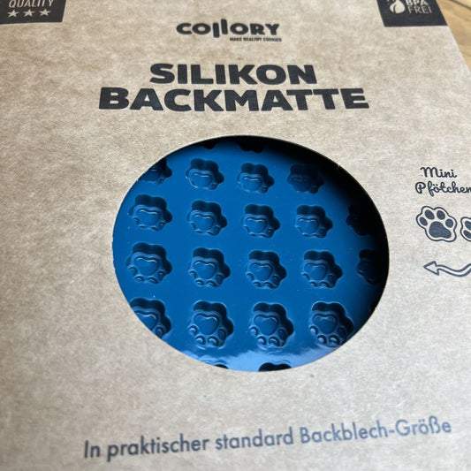 Backmatte für Hundekekse in Pfötchen Form